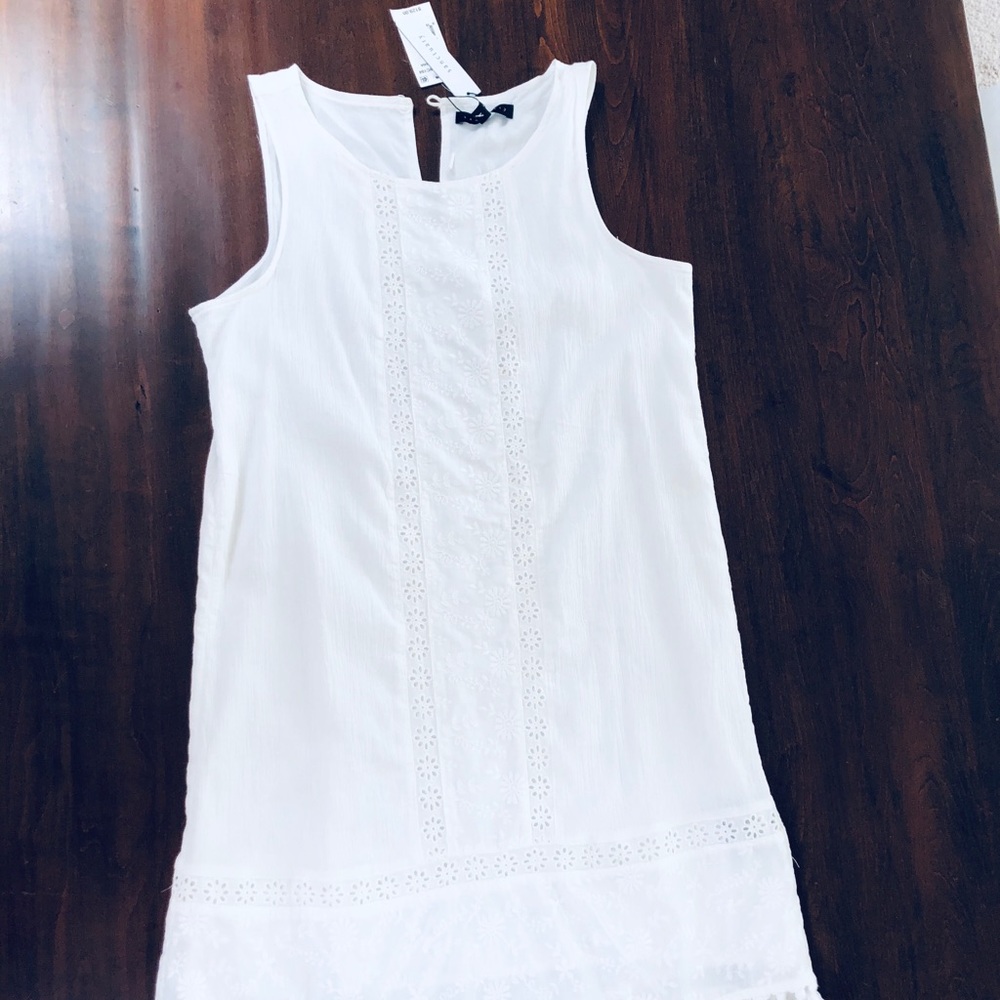 ❌SOLD❌Sanctuary white Boheme Eyelet Shift Dress - Picture 6 of 9